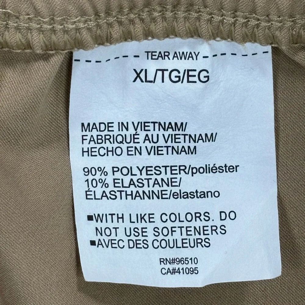 Under Armour Unstoppable Joggers Mens XL Tan Khaki Tapered Stretch Pants 1352027